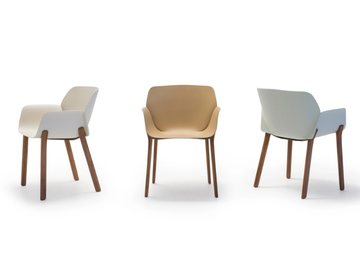 NUEZ SO2791 - Technopolymer garden chair with armrests by Andreu World - view 3